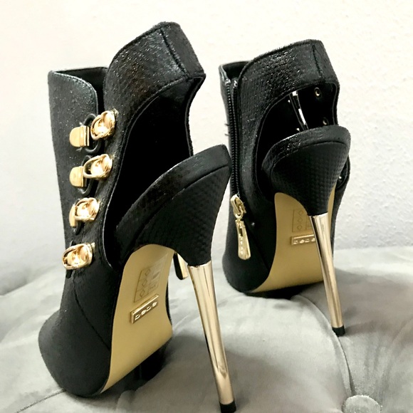 Bebe open toe evenn booties size 5 - Picture 7 of 8